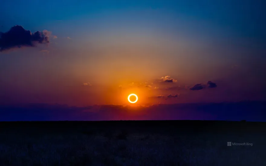 Annular eclipse over New Mexico, May 20, 2012