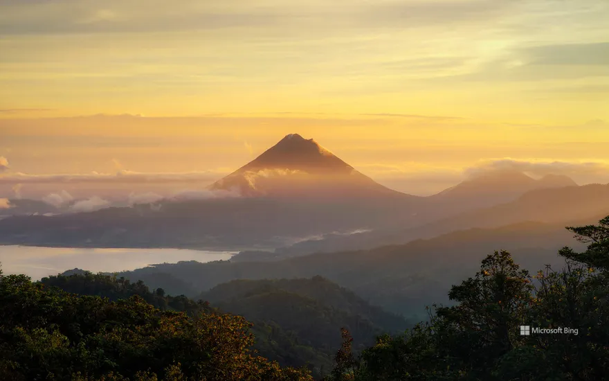 Arenal Volcano seen from Monteverde, Costa Rica