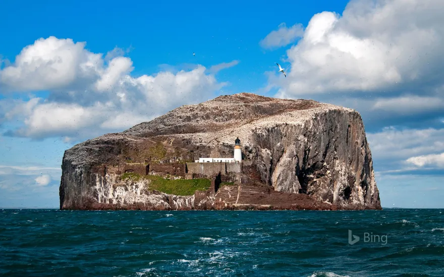 Bass Rock in Scotland’s Firth of Forth