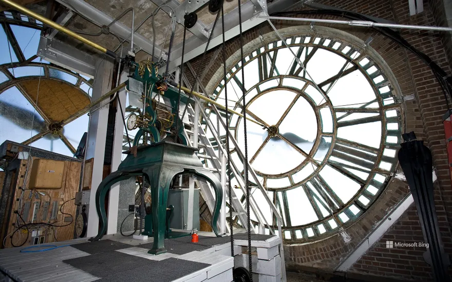 San Jacinto Building's mechanical clock, Beaumont, Texas