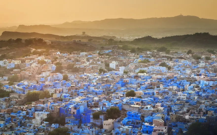 The Blue City of Jodhpur, India