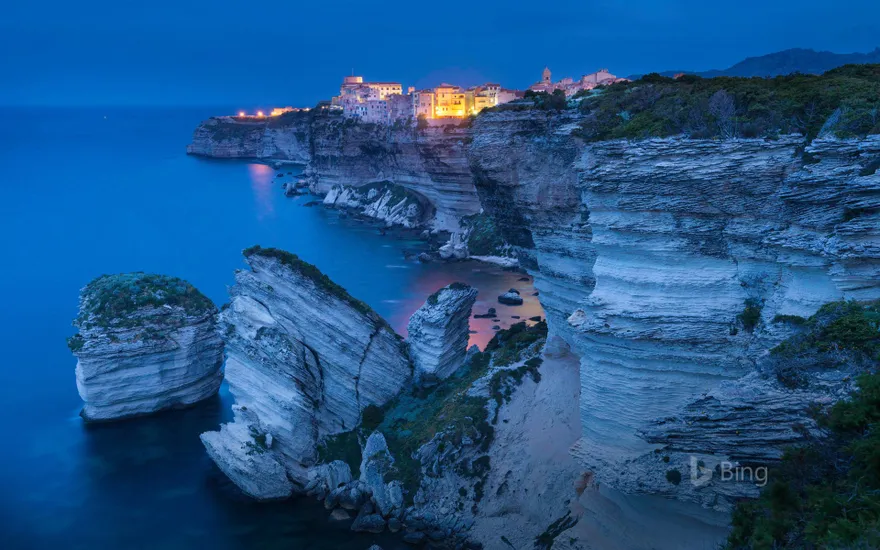 Bonifacio on the island of Corsica, France