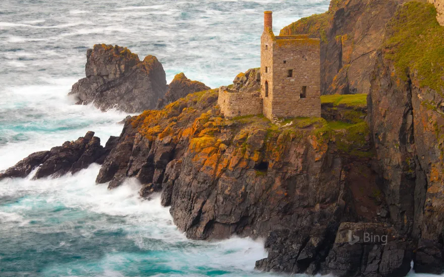 Botallack Mine in Cornwall, England