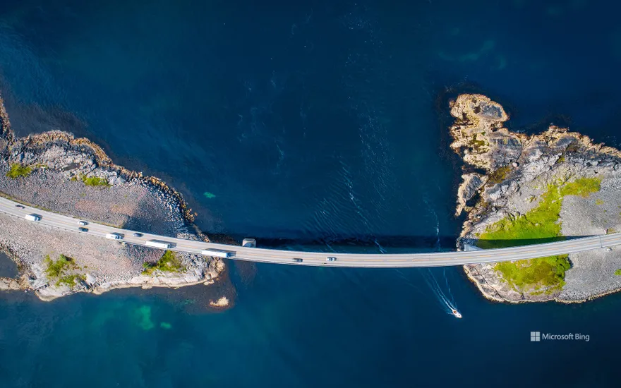 Storseisundet Bridge, Atlantic Ocean Road, Norway