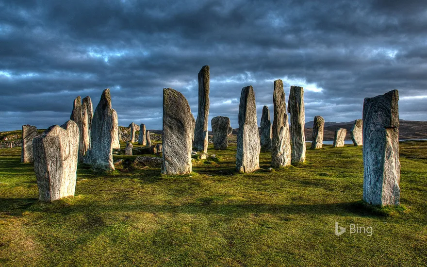 The Callanish Stones on the Isle of Lewis, Scotland