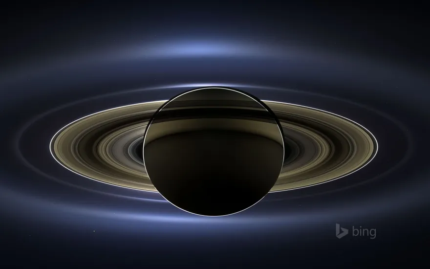 Saturn, photographed from NASA's Cassini-Huygens spacecraft