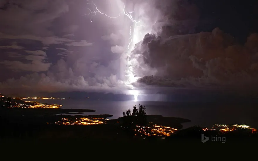 Catatumbo lightning over Zulia, Venezuela