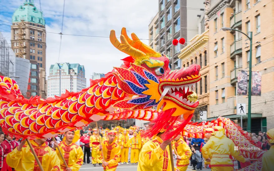 Chinese New Year Parade, Vancouver, British Columbia, Canada