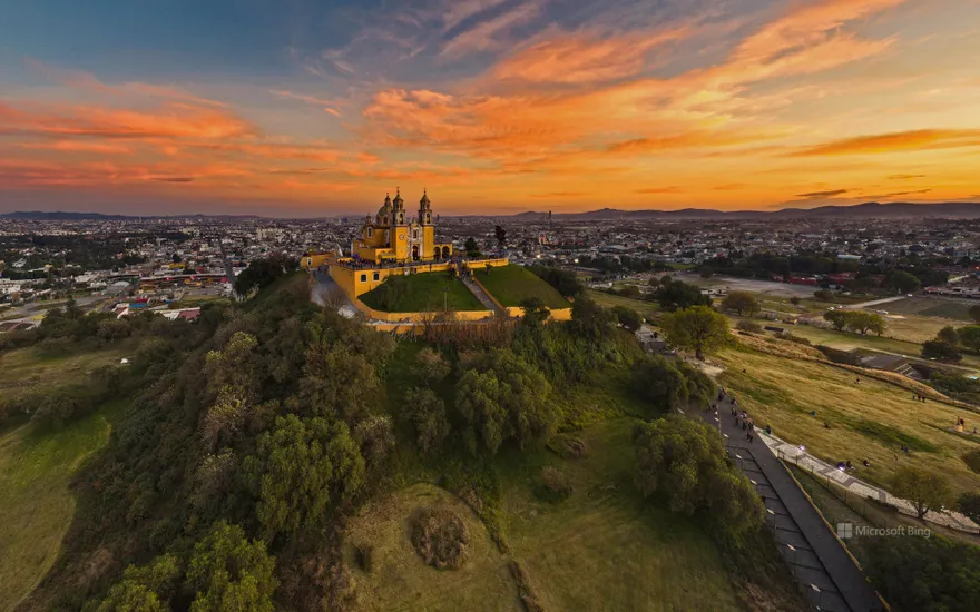 The Great Pyramid of Cholula, Puebla, Mexico