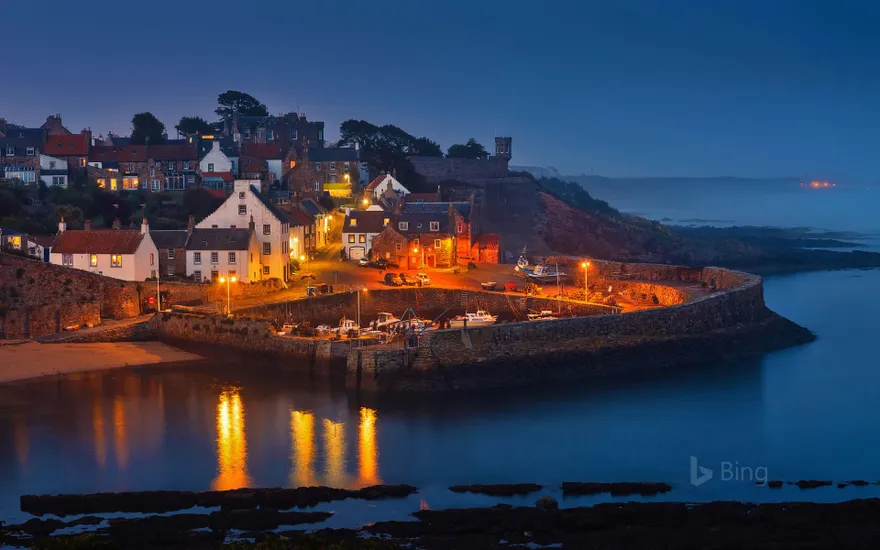 Crail Harbour in the East Neuk of Fife, Scotland