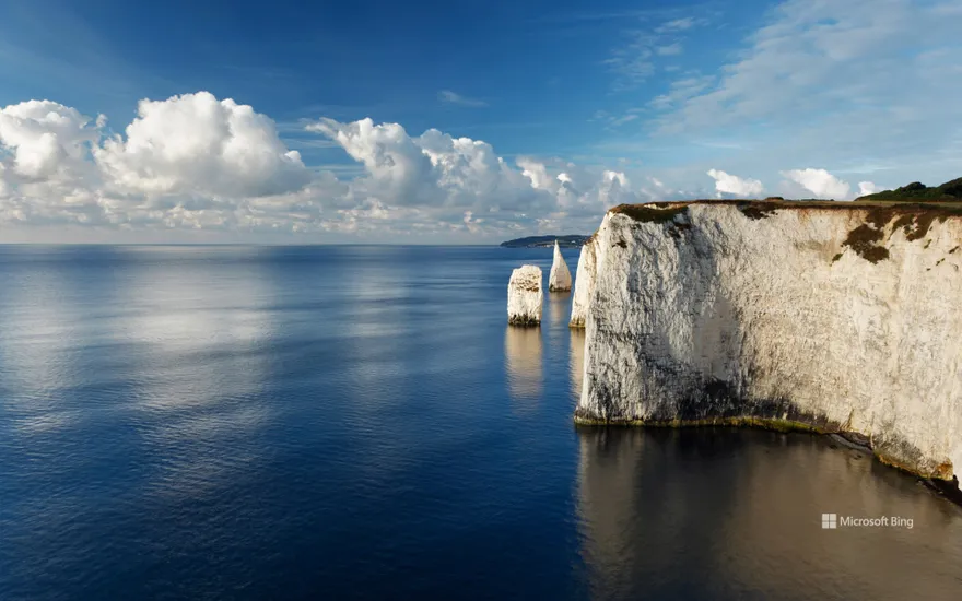 The Pinnacles on the Isle of Purbeck in Dorset, England