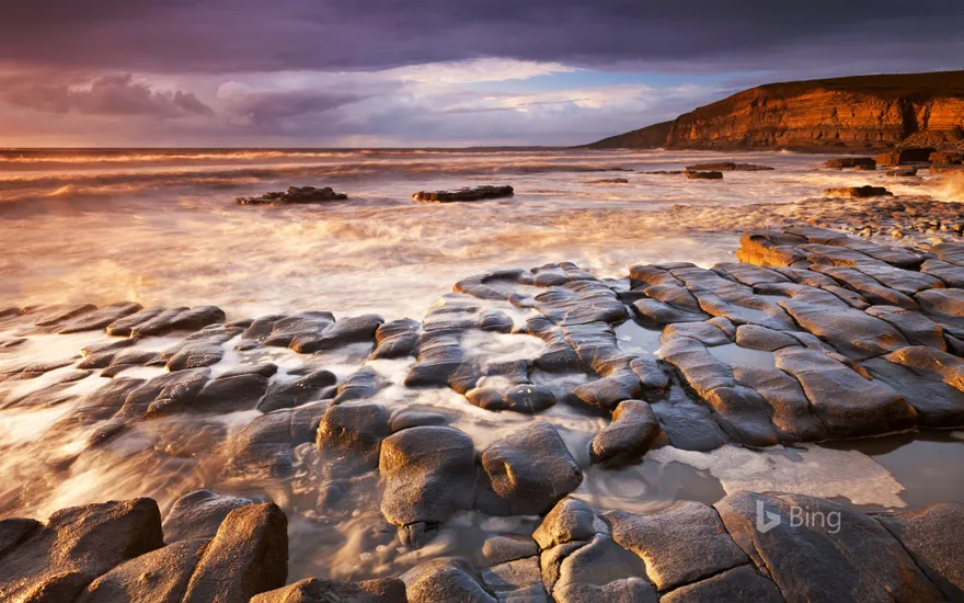 Dunraven Bay on the Glamorgan Heritage Coast, South Wales