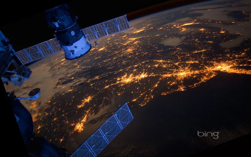 East Coast of the United States as seen from the International Space Station