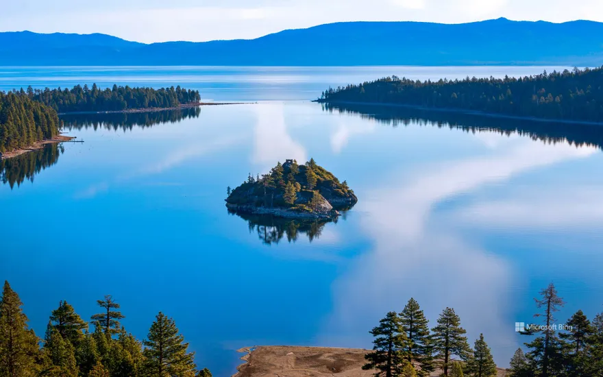 Fannette Island, Lake Tahoe, California, USA