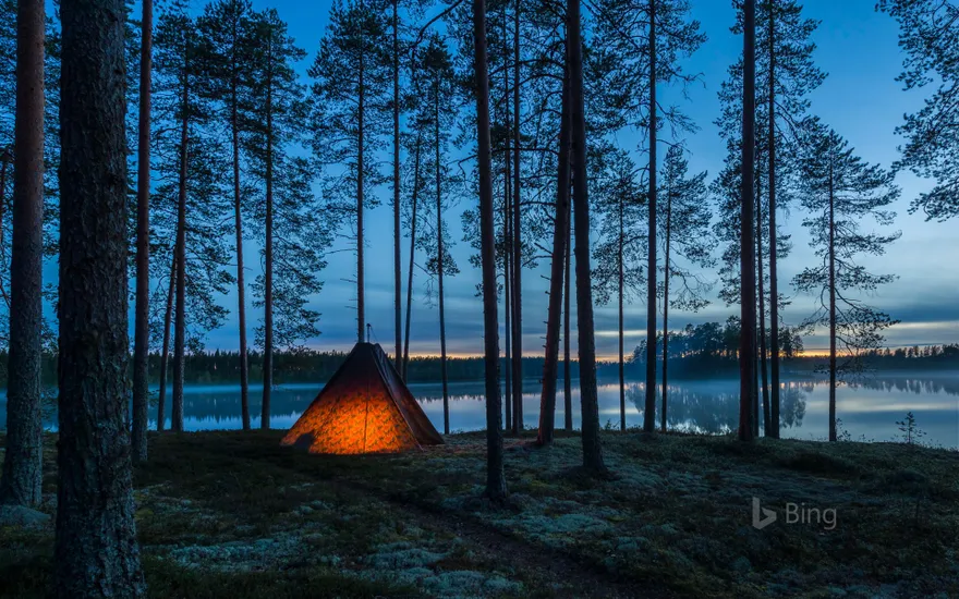 Muje-Oulu Lake in eastern Finland