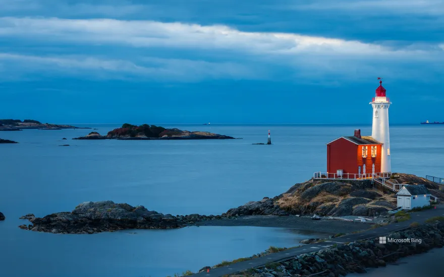 Fisgard Lighthouse, Esquimalt Harbour, Colwood, British Columbia, Canada