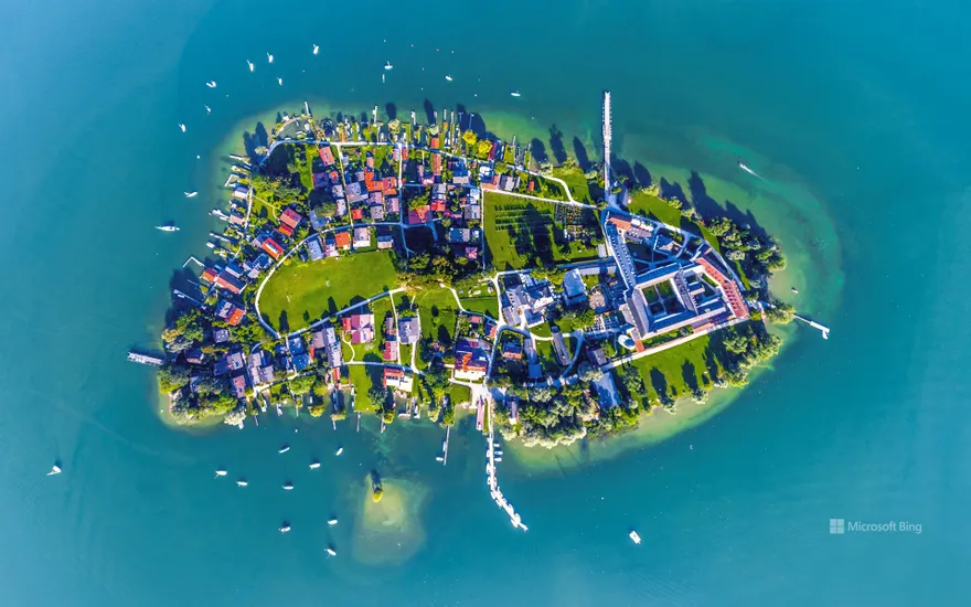 Fraueninsel island, Chiemsee, Bavaria, Germany
