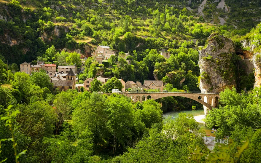 Gorges of Tarn in Cévennes National Park, Languedoc-Roussillon, France