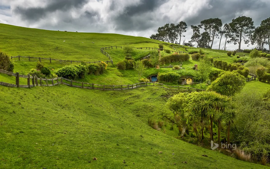 Hobbiton, near Matamata, North Island, New Zealand
