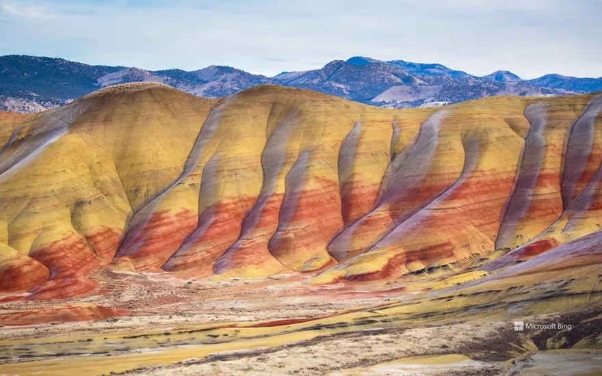 The Painted Hills in the John Day Fossil Beds National Monument, Oregon, USA