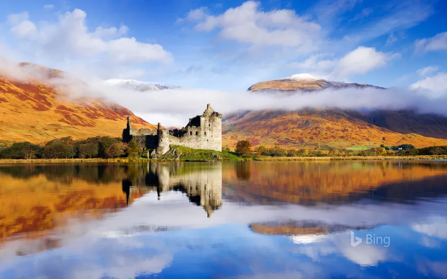 Kilchurn Castle on Loch Awe in Argyll and Bute, Scotland