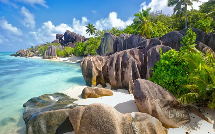 La Digue, an island in the Seychelles