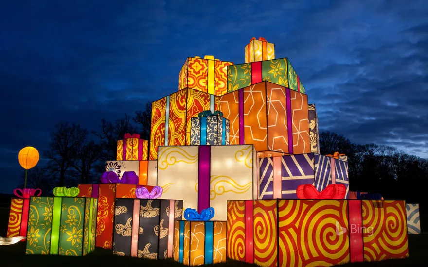 The Festival of Light at Longleat, Wiltshire
