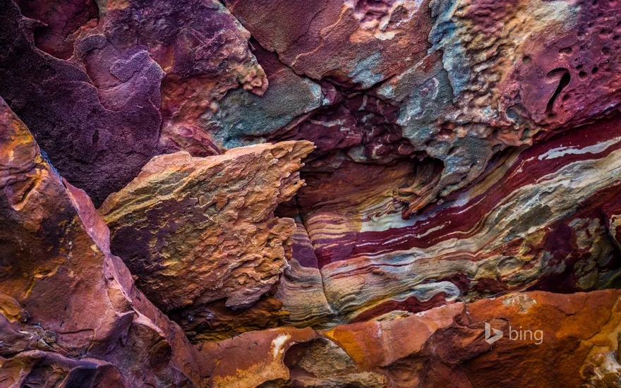 Rock formations on The Loop, Kalbarri National Park, Australia