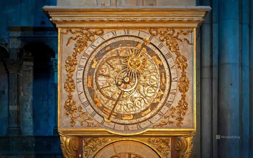 Lyon astronomical clock, Lyon, France
