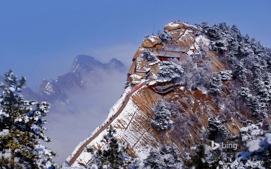 Mount Hua in Shaanxi Province, China