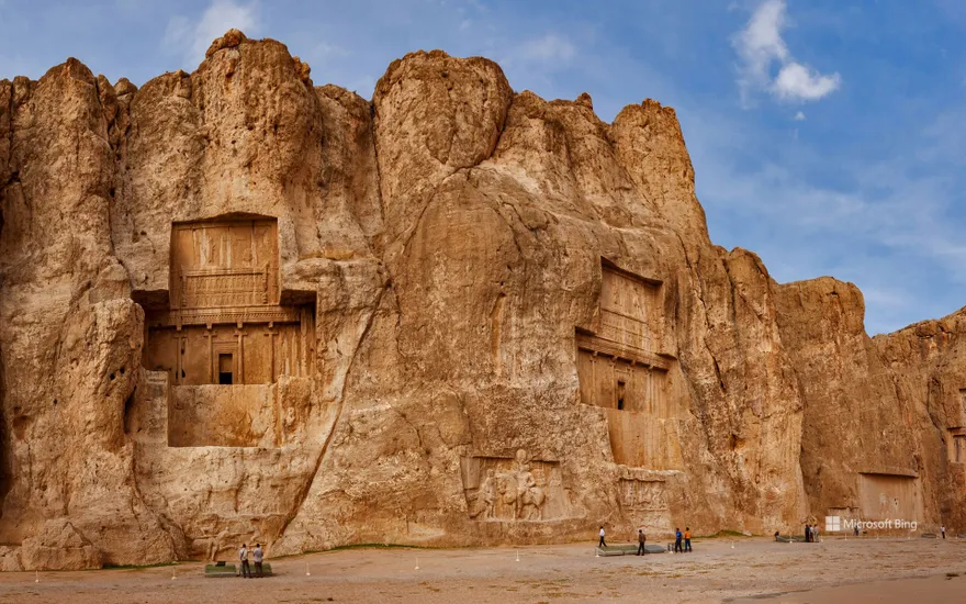 Naqsh-e Rustam archaeological site near Persepolis, Iran