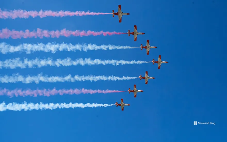 The National Aerobatic Flight Team, Madrid, Spain