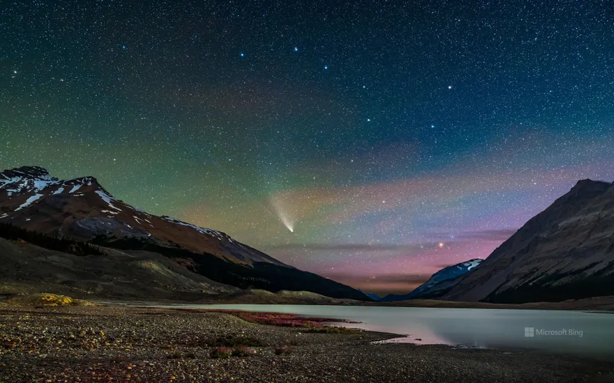 Comet NEOWISE, Jasper National Park, Alberta, Canada