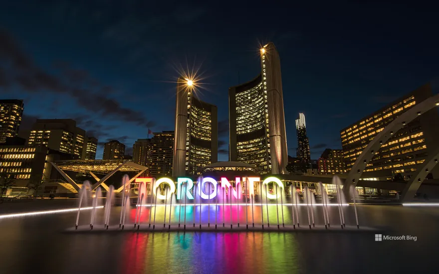 Toronto Sign, Nathan Phillips Square, Canada