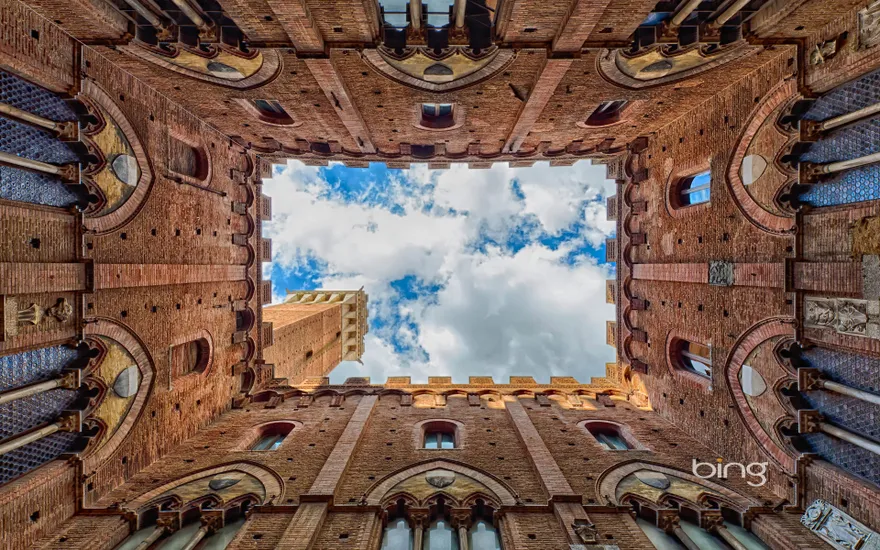 Palazzo Pubblico in Siena, Tuscany, Italy