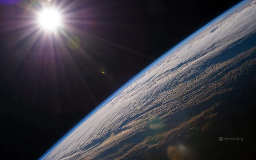 The Earth as seen from the International Space Station