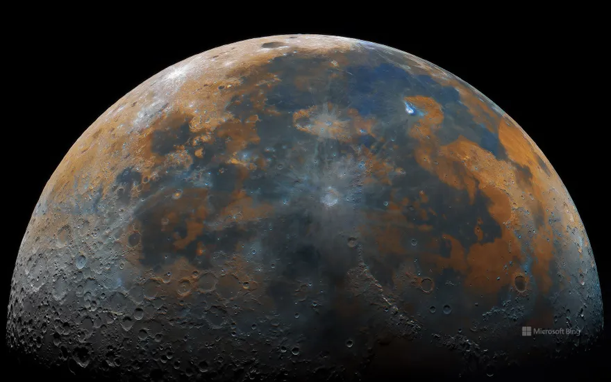 Composite image of the Moon