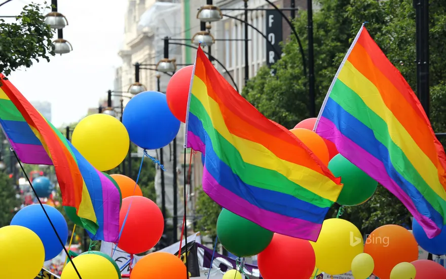 The Pride parade in London