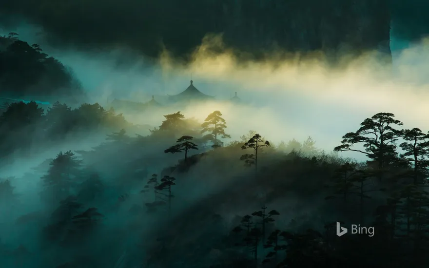 Mount Huangshan in Anhui province, China