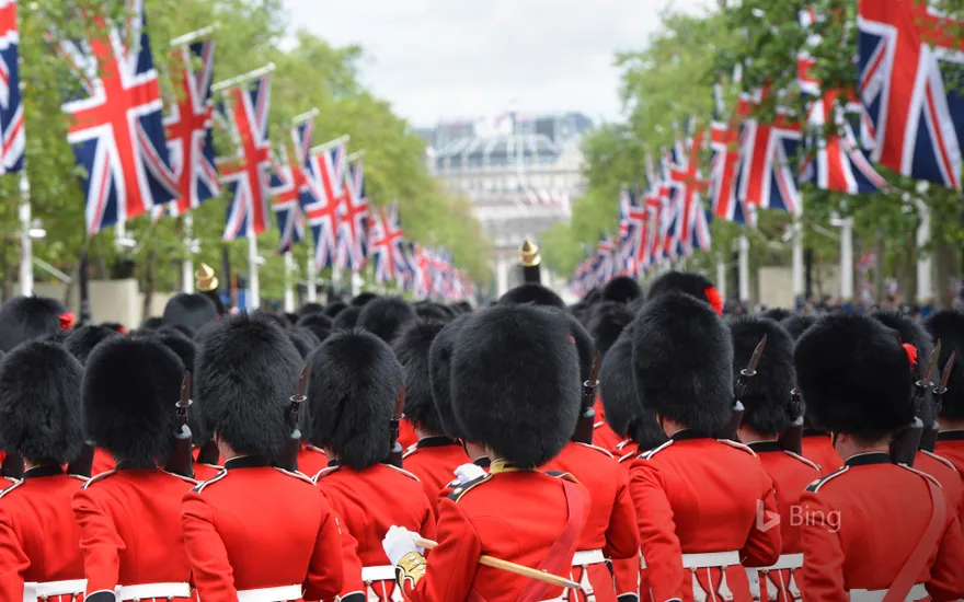 The Queen's Guard near Buckingham Palace, London