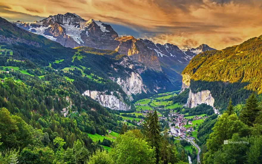 Lauterbrunnen valley, Swiss Alps