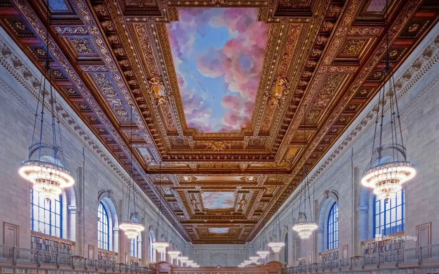 The Rose Main Reading Room, New York Public Library, USA