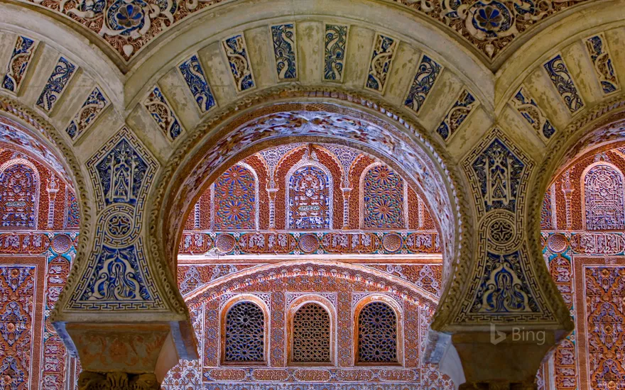 Ambassador's Hall in the Alcázar of Seville, Spain