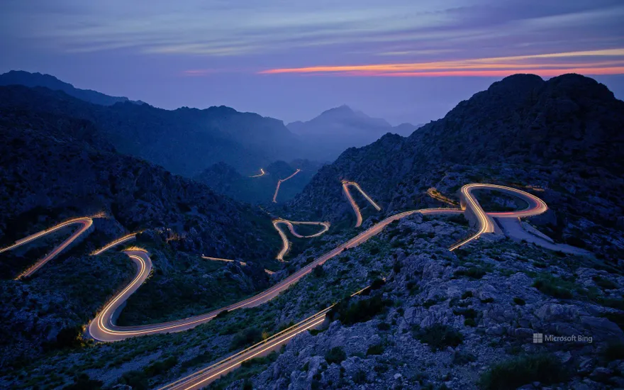Road to Sa Calobra, Majorca, Spain