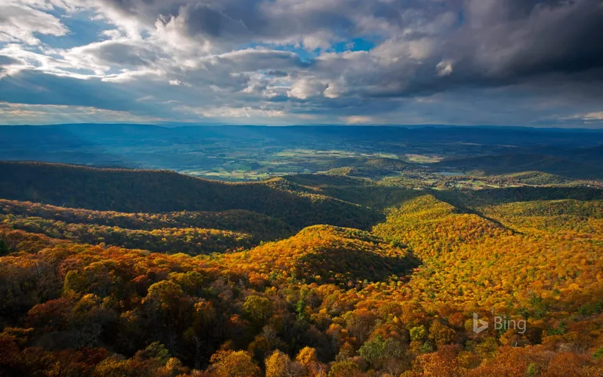 Shenandoah National Park in the Blue Ridge Mountains of Virginia