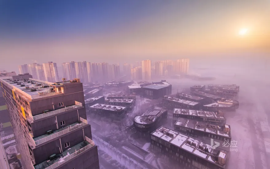 Early morning in Beijing, January 2013