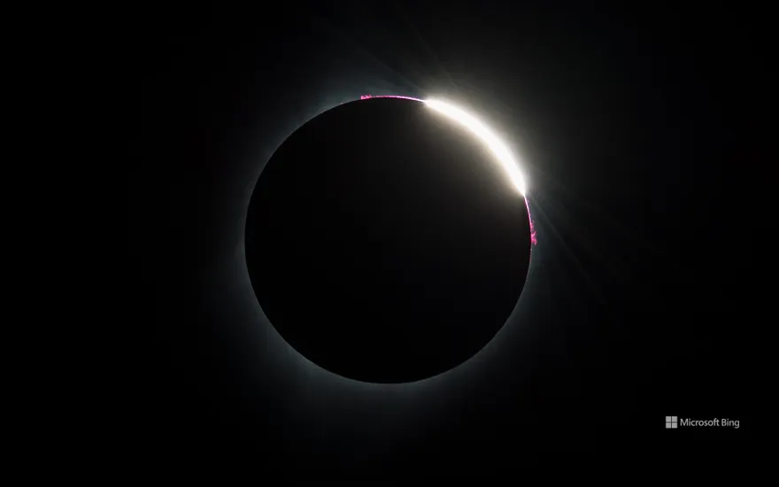 Total solar eclipse photographed from Madras, Oregon on August 21, 2017