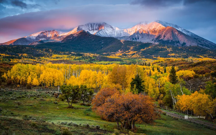 Mount Sopris, Colorado, USA
