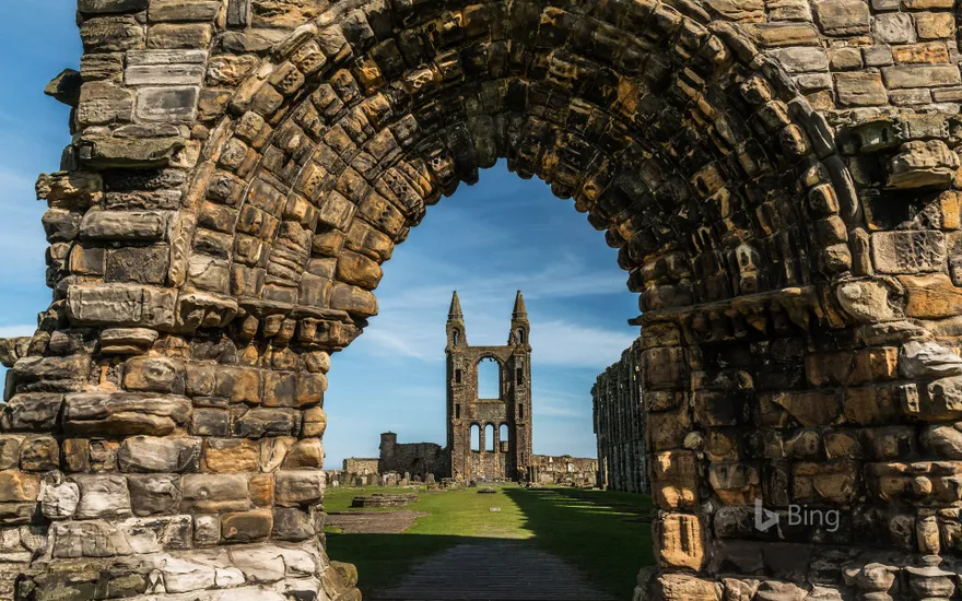St Andrews Cathedral in Fife, Scotland