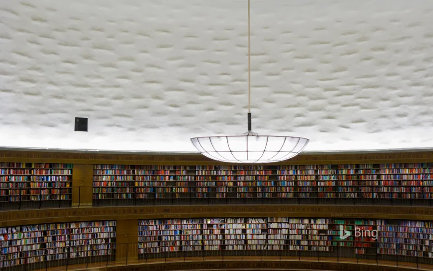 Stockholm Public Library in Stockholm, Sweden
